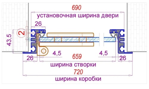 Дверь для хамам и сауны Gratec Estri Gold Matte, цвет матовое золото короб и фурнитура, бронза прозрачное закаленное стекло 8 мм фото 3