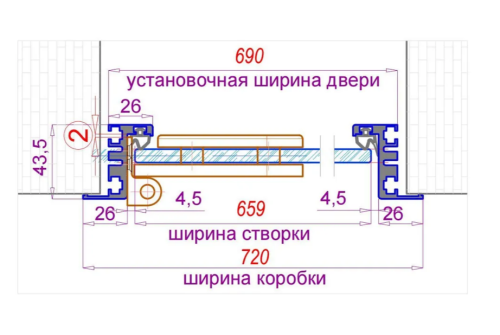 Дверь для хамам и сауны Gratec Estri Silver Premium, серое Matelux матовое закаленное стекло 8 мм фото 11