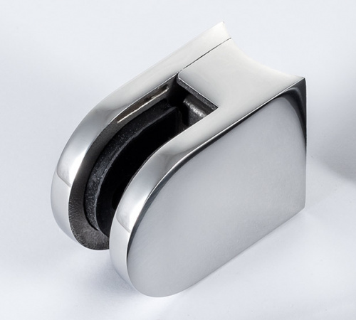 Стеклодержатель, литой, малый 50*40*25мм на трубу 38.1, стекло 8мм арт. 14-084  фото 3