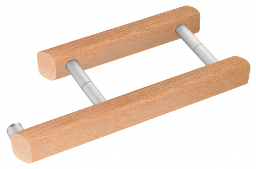 Ручка-скоба Gratec Estri B из массива бука с магнитным фиксатором для стеклянной двери сауны и бани арт. RS-BB-315M