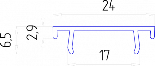 Крышка профиля арт. 2288 фото 2