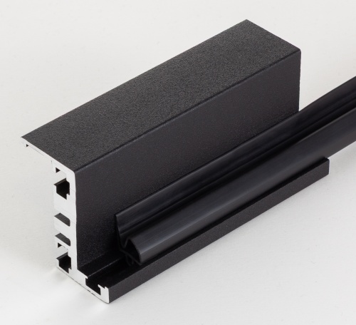 Уплотнитель L-образный чёрный фото 3