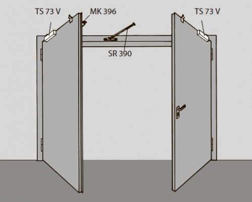 Картинка Дверной координатор Dorma SR390 от магазина Комплексные поставки фото 2