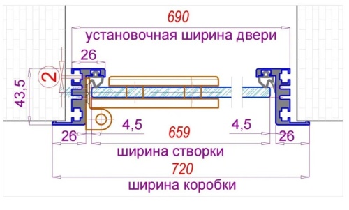 Дверь для хамам и сауны Gratec Estri Premium, прозрачное закаленное стекло 8 мм фото 3