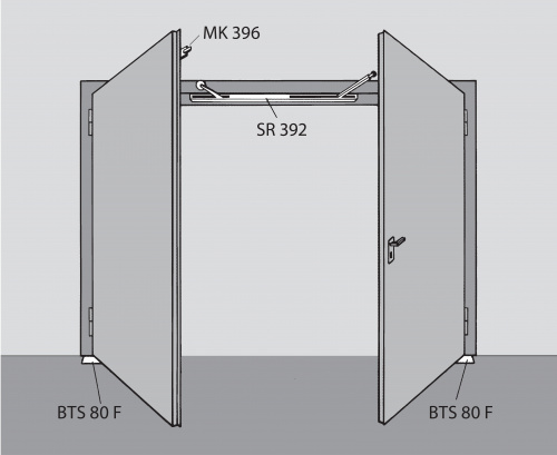 Картинка Дверной координатор Dorma SR 392 от магазина Комплексные поставки фото 2