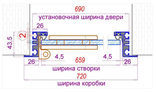Дверь для хамам и сауны Gratec Estri Silver Premium, серое прозрачное закаленное стекло 8 мм фото 4