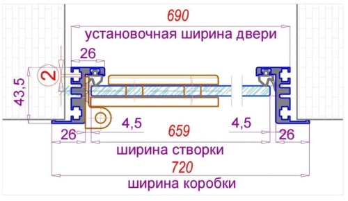 Дверь для хамам и сауны Gratec Estri Gold Matte, цвет матовое золото короб и фурнитура, прозрачное закаленное стекло 8 мм фото 3