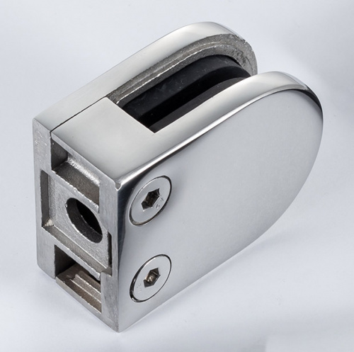 Стеклодержатель литой, большой 63*45*27мм на плоскость арт. 14-015