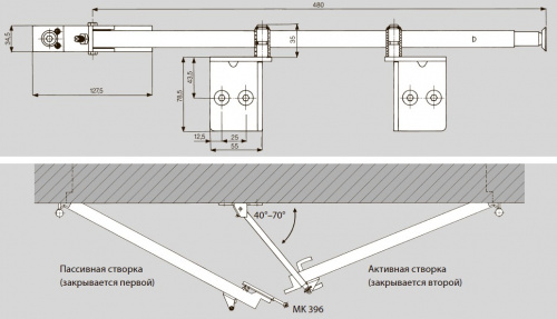 Картинка Дверной координатор Dorma SR390 от магазина Комплексные поставки фото 3
