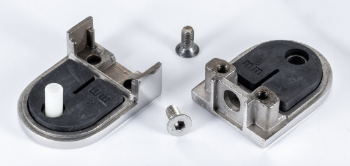 Стеклодержатель литой, большой 63*45*27мм на плоскость арт. 14-015 фото 3