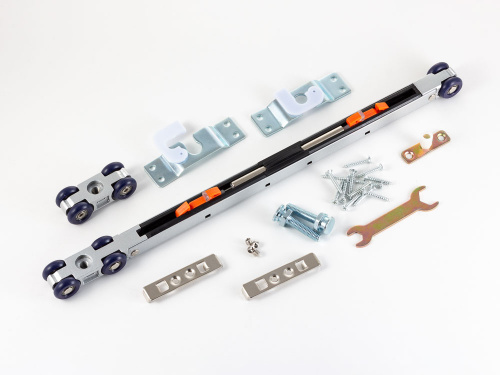 Раздвижная система для дверей до 60 кг с двухсторонним доводчиком арт. G-H86-4 фото 4