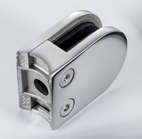 Стеклодержатель литой, большой 63*45*27мм под трубу 38.1 арт. 14-019