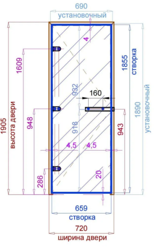 Дверь для хамам и сауны Gratec Estri White Premium, белый короб и фурнитура, бронза прозрачное закаленное стекло 8 мм фото 5