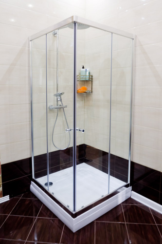 Комплект угловой душевой "Грация" с откатными створками фото 4