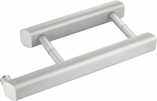 Ручка-скоба Gratec Estri A из цельнолитого алюминия с магнитным фиксатором для стеклянной двери хамам арт. RS-AA-315M-SR