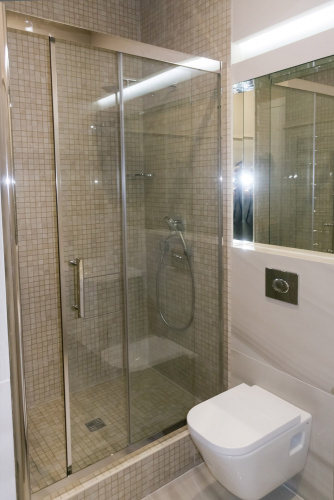 Комплект прямой душевой "Грация" с откатной створкой фото 3