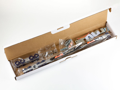 Раздвижная система для дверей до 120 кг с двухсторонним доводчиком арт. G-H86-8  фото 3