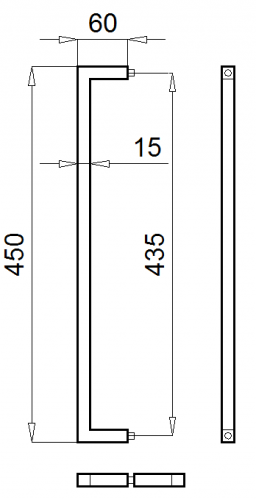 Ручка лофт арт. 450-15-435-BK фото 2