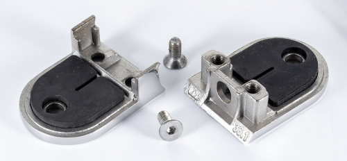 Стеклодержатель литой, большой 63*45*27мм под трубу 38.1 арт. 14-019 фото 3