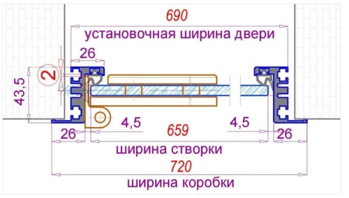 Дверь для хамам и сауны Gratec Estri Gold Matte, цвет матовое золото короб и фурнитура, матовое Matelux закаленное стекло 8 мм фото 3