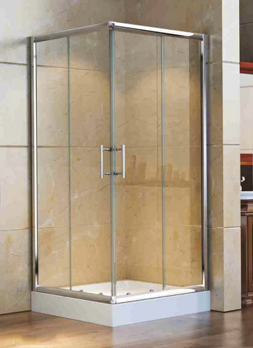 Комплект угловой душевой "Грация" с откатными створками