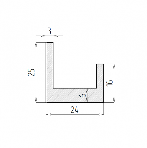 Ручка для откатных дверей Г-300 фото 2